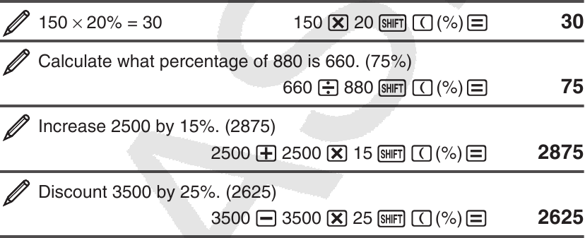 Calculs de base - Exemple 2