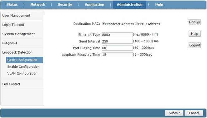 Configuration de base