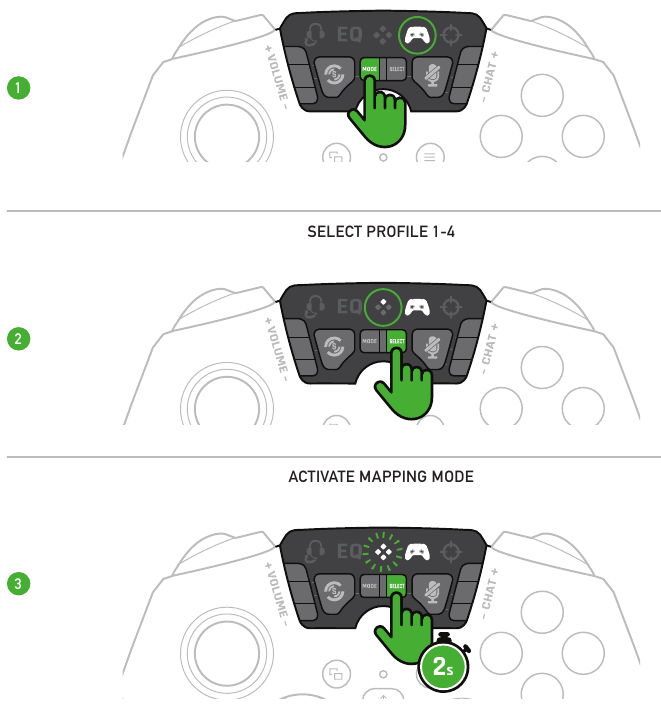 MAPPING DES BOUTONS D'ACTION RAPIDE - &Eacute;tape 2