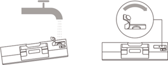 Utilisation de la fonction de nettoyage humide - &Eacute;tape 2