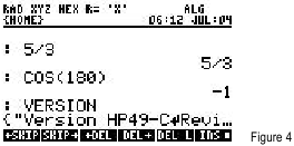 Affichage de l'heure et de la date sur la HP50g