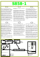 Solid S858-1 Manuel D'installation