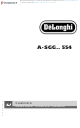 DeLonghi A-SGG 554 Série Mode D'emploi