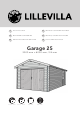 Lillevilla Garage 25 Instructions De Montage