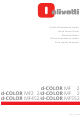 Olivetti d-COLOR MF 2 Série Guide D'installation Rapide