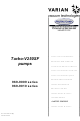 Varian Turbo-V250SF Mode D'emploi