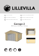 Luoman LILLEVILLA Garage 2 Notice De Montage