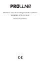 Proline PTL 1155-F Notice D'utilisation