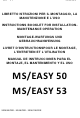 Mach MS/EASY 53 Manuel D'instructions