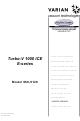 Varian Turbo-V 1000 ICE E Série Mode D'emploi
