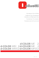 Olivetti d-Color MF222 Mode D'emploi
