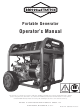 Briggs & Stratton 030470 Manuel De L'opérateur