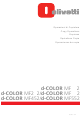 Olivetti d-COLOR MF 2 Série Mode D'emploi