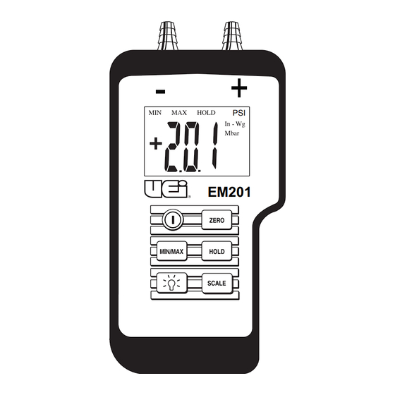 UEi Test Instruments EM151 Mode D'emploi