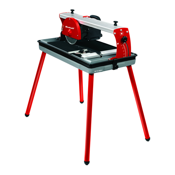 EINHELL RT-TC 430 U Mode D'emploi D'origine