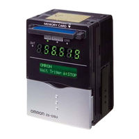 Omron ZS-DSU Manuel D'utilisation