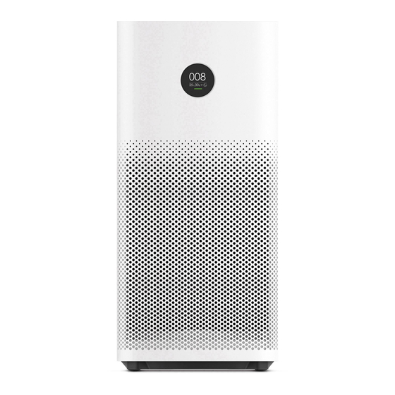 Xiaomi Mi Air Purifier Pro H Manuel D'utilisation