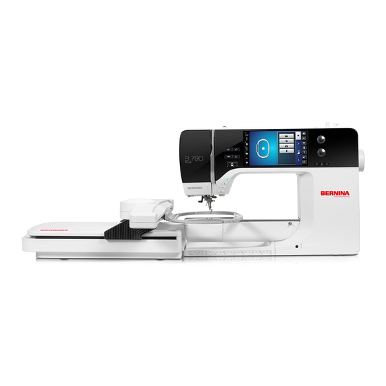 Bernina 790 PLUS Mode D'emploi