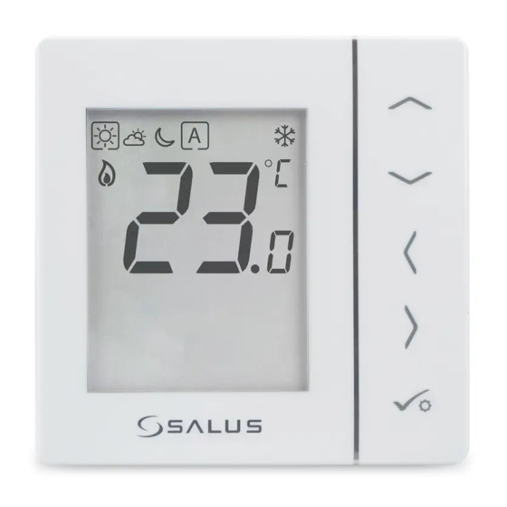 Salus Controls VS35W Manuel D'installation