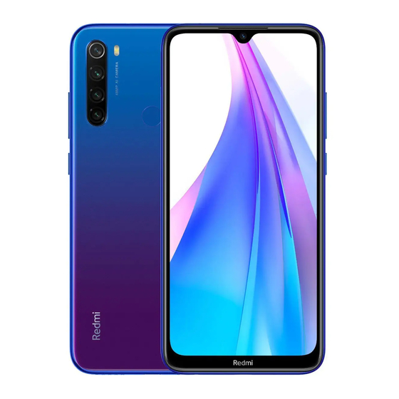 Xiaomi Redmi Note 8T Guide D'utilisation