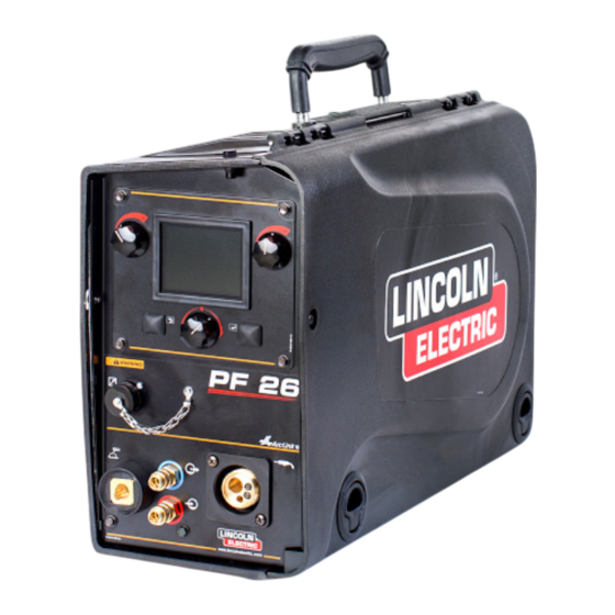 Lincoln Electric PF26 Manuel D'utilisation