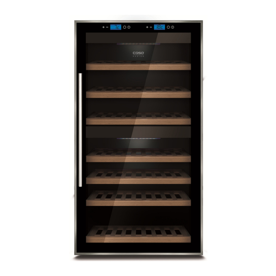 CASO DESIGN WineMaster Touch 38-2D Mode D'emploi