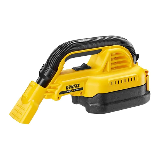 DeWalt DCV517 Manuels