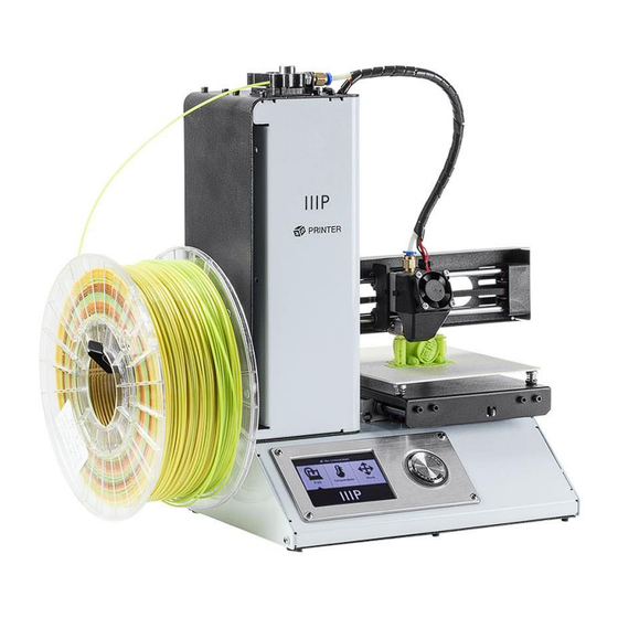 Monoprice Select Mini 3D Manuel De L'utilisateur