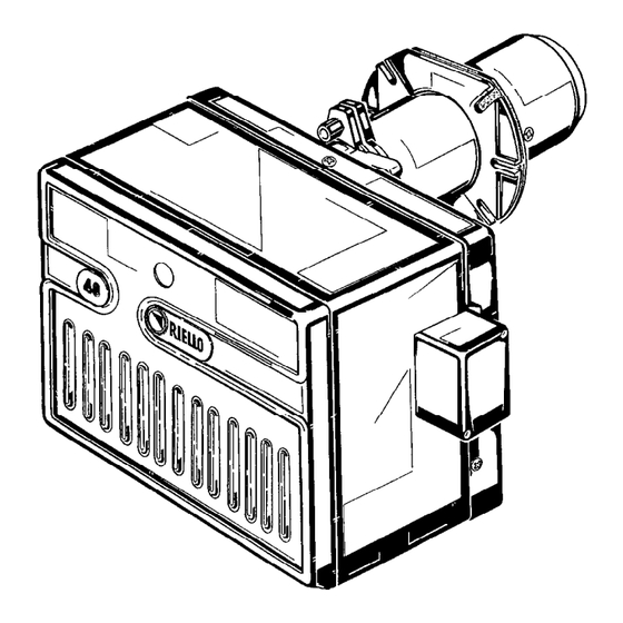 Riello 40 GS5 Manuel D'entretien