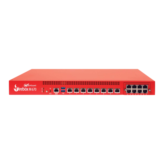 Watchguard Firebox M370 Guide De Démarrage Rapide