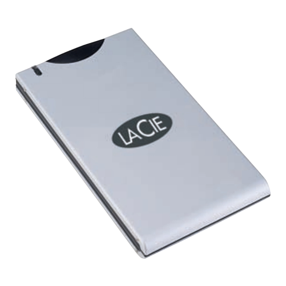 LaCie Mobile Drive Mode D'emploi