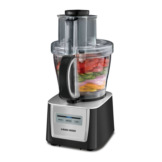 Black & Decker FP5050SC Mode D'emploi