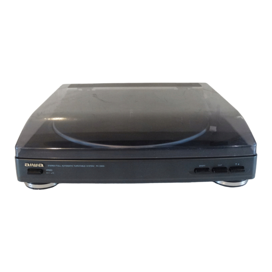 Aiwa PX-E855EZ Mode D'emploi