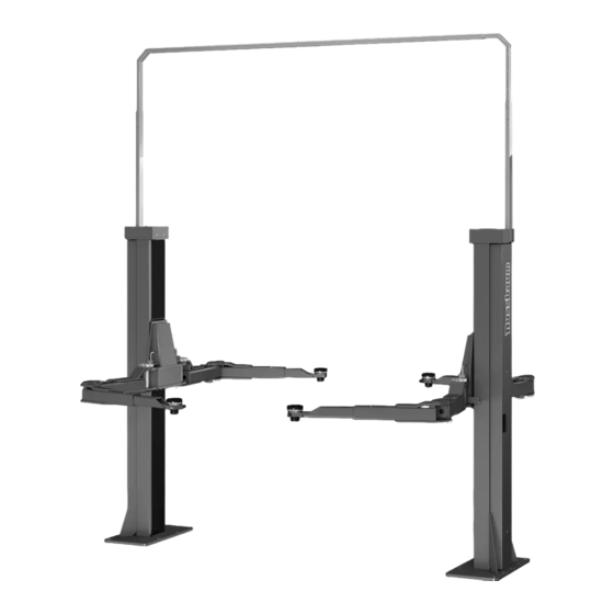 Nussbaum SMART LIFT 2.50 SL Manuel D'instructions