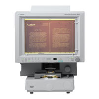 Canon Microfilm Scanner 800II Mode D'emploi