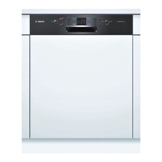 Bosch SMI40M26EU Notice D'instructions