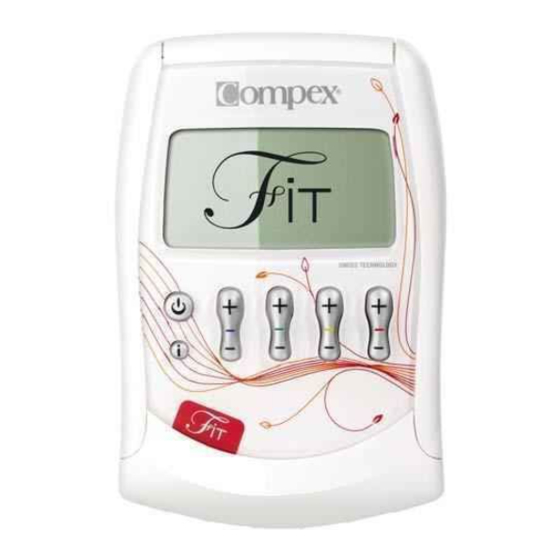 Compex Fit Manuels