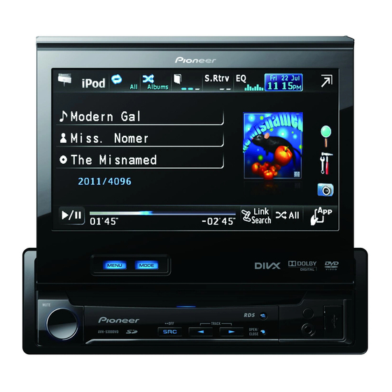 Pioneer AVH-5300DVD Manuel D'installation