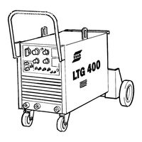 ESAB LTG 250 Manuel D'instructions