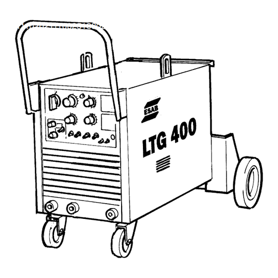 ESAB LTG 250 Manuel D'instructions