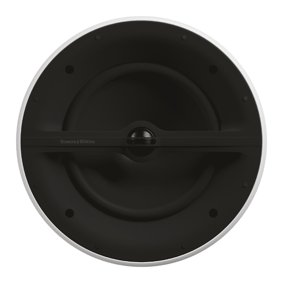 Bowers & Wilkins CCM362 Mode D'emploi