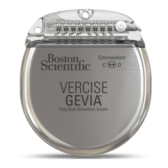 Boston Scientific Vercise Gevia Mode D'emploi