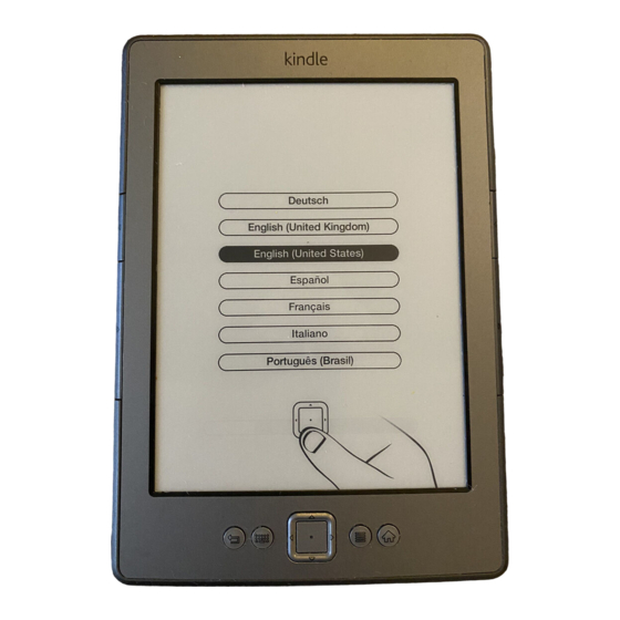 Kindle D01100 Guide D'utilisation