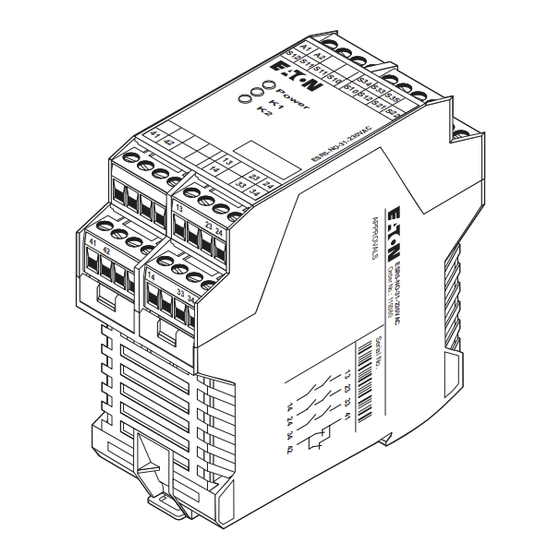 Eaton ESR5-NO-31-230VAC Manuel D'utilisation