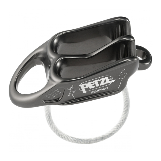 Petzl REVERSO Notice Technique