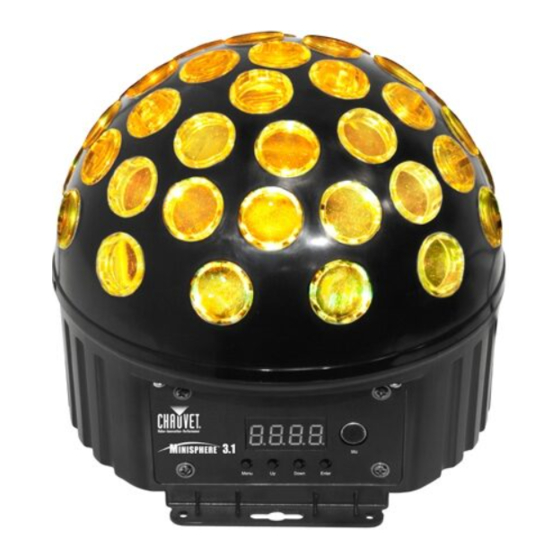 Chauvet MINISPHERE 3.1 Guide De Référence Rapide