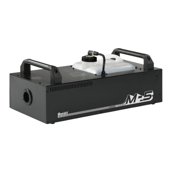 Antari M-5 Mode D'emploi
