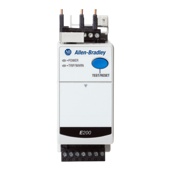Rockwell Automation Allen-Bradley E200 Manuel Utilisateur