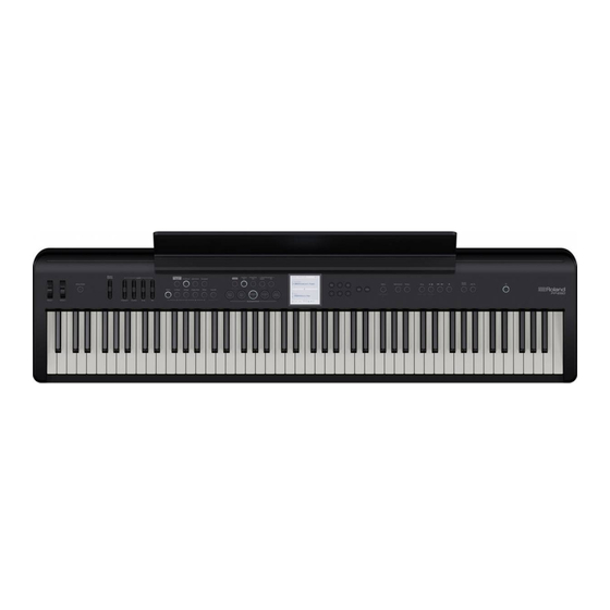 Roland FP-E50 Manuel De Référence