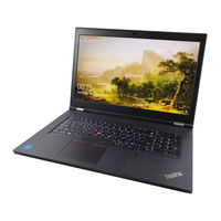 Lenovo ThinkPad P15 Gen 1 Guide D'utilisation